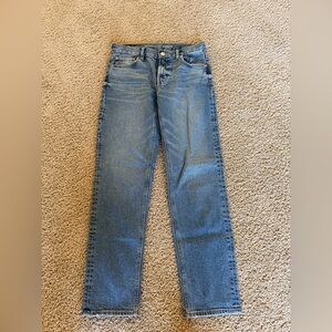 American Eagle High Rise Size 2 Straight Jeans